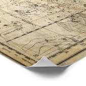 Taurus Bull Constellation Star Map May Poster (Hoek)