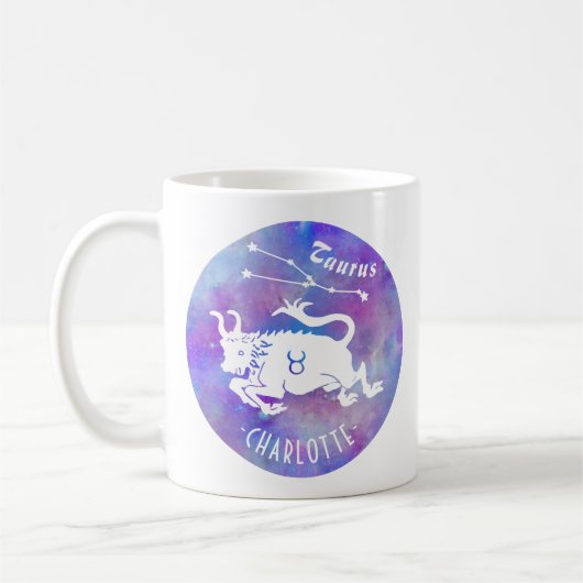 Taurus Bull Constellation Stars Name Birthday Gift Koffiemok (Links)