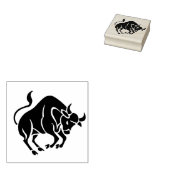 Taurus Bull Zodiac Art Stempel (Gestempeld)