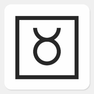 Taurus Bull Zodiac teken astrologie stickers