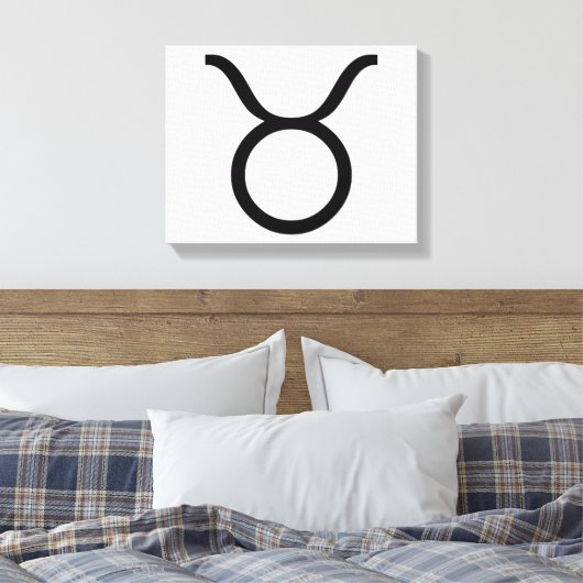 Taurus Canvas Afdruk (Insitu (Slaapkamer))