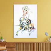 Taurus Canvas afdrukken (Insitu (Woonkamer))