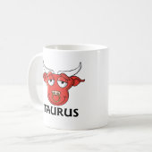 Taurus Cartoon Koffiemok (Voorkant links)