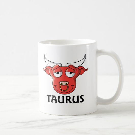 Taurus Cartoon Koffiemok (Rechts)