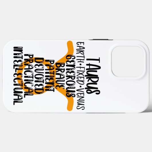 Taurus Case-Mate iPhone Case (Achterkant (horizontaal))