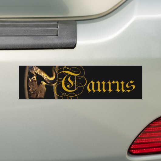 Taurus Celestrial Moon Bumpersticker (Op auto)