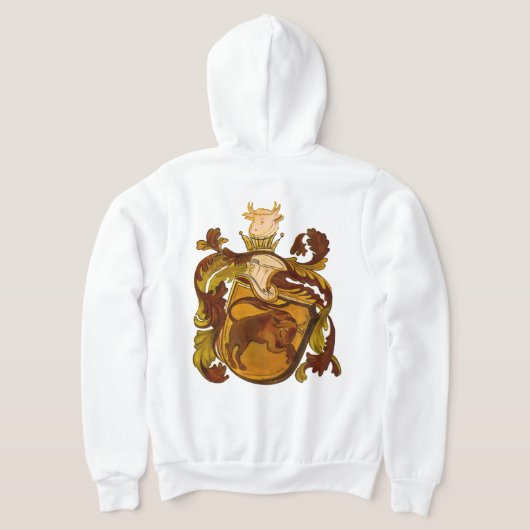 Taurus Coat of Arms Hoodie Jacket (Laag Achter)