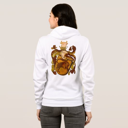 Taurus Coat of Arms Hoodie Jacket (Achterkant volledig)