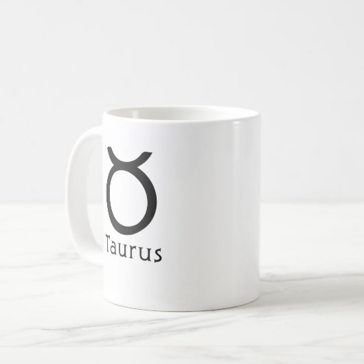 Taurus Coffee Cup Koffiemok (Voorkant links)