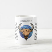 Taurus Coffee Mok voor Zodiac Lovers (Center)