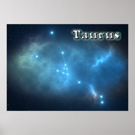 Taurus-constellatie Poster (Voorkant)