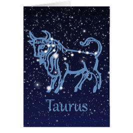 Taurus Constellation and Zodiac Sign with Stars