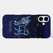 Taurus Constellation and Zodiac Sign with Stars Case-Mate iPhone Case (Achterkant (horizontaal))