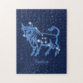 Taurus Constellation and Zodiac Sign with Stars Legpuzzel (Verticaal)
