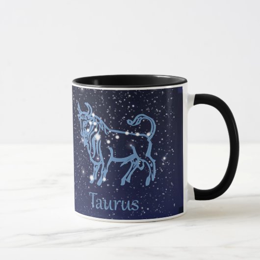 Taurus Constellation and Zodiac Sign with Stars Mok (Rechts)