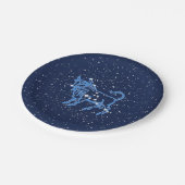 Taurus Constellation and Zodiac Sign with Stars Papieren Bordje (Gekanteld)