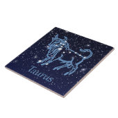 Taurus Constellation and Zodiac Sign with Stars Tegeltje (Zijkant)