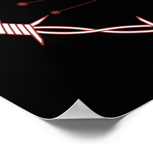 Taurus Constellation Gothic Dark Celestial Art Poster (Hoek)