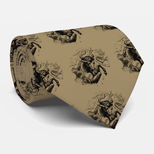 Taurus Constellation Hevelius 1690 April20 - mei20 Stropdas (Opgerold)