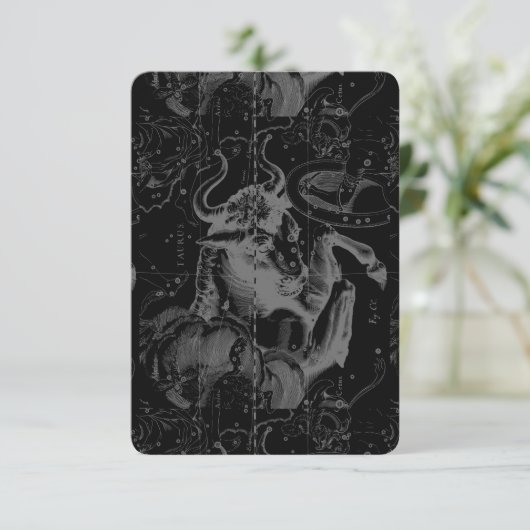 Taurus Constellation Hevelius 1690 Decor (Staand voorkant)