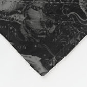 Taurus Constellation Hevelius 1690 Decor Fleece Deken (Hoek)