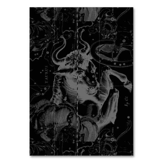 Taurus Constellation Hevelius 1690 Decor Kaart (Voorkant)