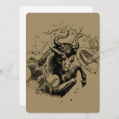 Taurus Constellation Hevelius 1690 Engraving (Voorkant / Achterkant)