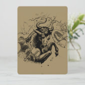 Taurus Constellation Hevelius 1690 Engraving (Staand voorkant)