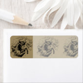 Taurus Constellation Hevelius 1690 Engraving Etiket (Insitu)