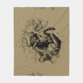 Taurus Constellation Hevelius 1690 Engraving Fleece Deken (Voorkant)