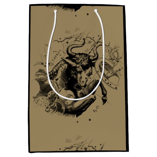 Taurus Constellation Hevelius 1690 Engraving Medium Cadeauzakje (Voorkant)