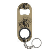 Taurus Constellation Hevelius 1690 Engraving Sleutelhanger Flessenopener (Achterkant)