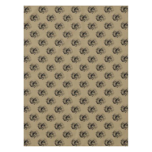 Taurus Constellation Hevelius 1690 Engraving Tafelkleed (Voorkant)