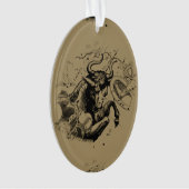 Taurus Constellation Map door Hevelius circa 1690 Ornament (voorkant)