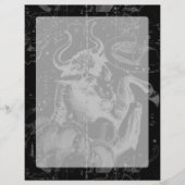 Taurus Constellation Map Hevelius 1690 op zwart (Voorkant)