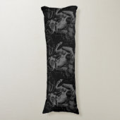 Taurus Constellation Map Hevelius 1690 op zwart Lichaamskussen (Voorkant Verticaal)