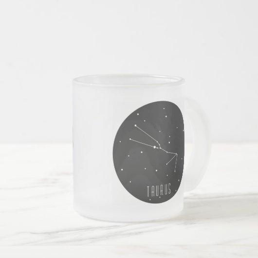 Taurus Constellation Matglas Koffiemok (Voorkant rechts)