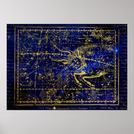 taurus constellation poster (Voorkant)