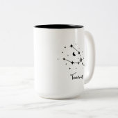 Taurus Constellation Two-Tone Coffee Mok (Voorkant rechts)