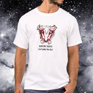 Taurus de bull astrologie van de zodiale T-shirt