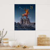 TAURUS DE BULL POSTER (Keuken)