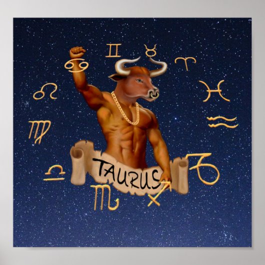 TAURUS DE BULL POSTER (Voorkant)