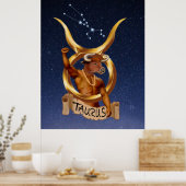TAURUS DE BULL POSTER (Keuken)