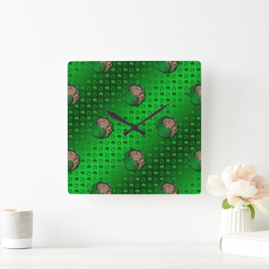 Taurus de Bull Vierkante Klok (Huis)