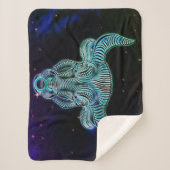 taurus de bull zodiadedeken sherpa deken (Voorkant)