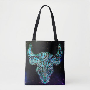 taurus de bull zodiale canvas tas