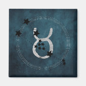 Taurus de bull zodiale constellatie in nood magneet (Voorkant)