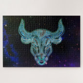 taurus de bull zodiale puzzel legpuzzel (Horizontaal)