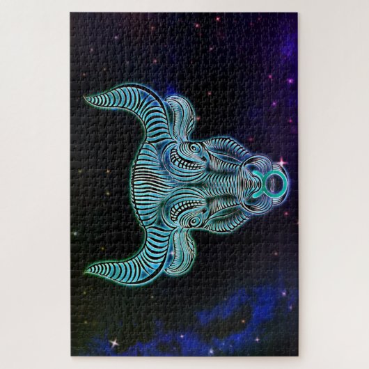 taurus de bull zodiale puzzel legpuzzel (Verticaal)