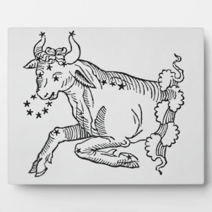 Taurus (de stier) een illustratie uit het 'Poëtisc Fotoplaat